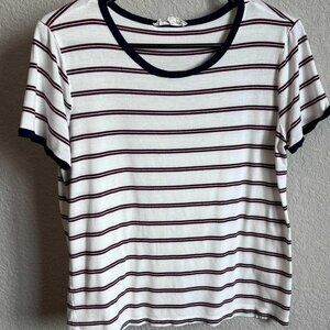 JUNIORS LARGE STRIPED TEE